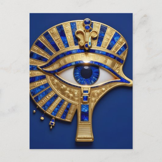 Das Ägyptische Auge´8 Postkarte (Vorderseite)