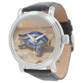 Das Ägyptische Auge´9 Armbanduhr (Schrägansicht)