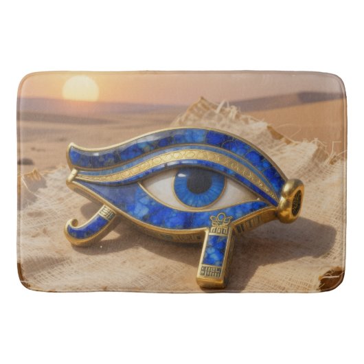 Das Ägyptische Auge´9 Badematte (Vorderseite)