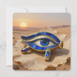 Das Ägyptische Auge´9 Feiertagskarte