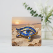 Das Ägyptische Auge´9 Feiertagskarte (Stehend Vorderseite)