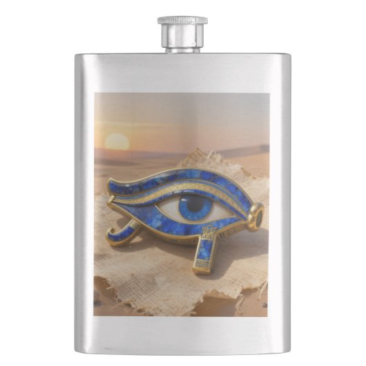 Das Ägyptische Auge´9 Flachmann (Vorderseite)