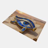 Das Ägyptische Auge´9 Fußmatte (Schrägansicht)