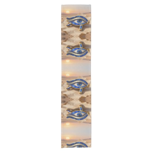 Das Ägyptische Auge´9 Kurzer Tischläufer (Vorderseite)