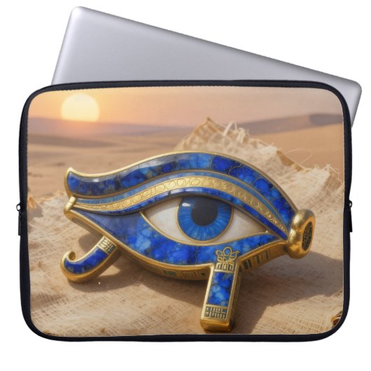 Das Ägyptische Auge´9 Laptopschutzhülle (Vorderseite)