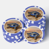 Das Ägyptische Auge´9 Pokerchips (Stapel)