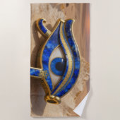 Das Ägyptische Auge´9 Strandtuch (Vorderseite)