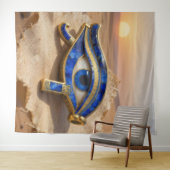 Das Ägyptische Auge´9 Wandteppich (Beispiel (Horizontal))