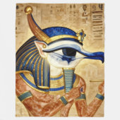 Das Ägyptische Auge Fleecedecke (Vorderseite)