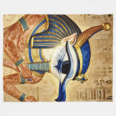 Das Ägyptische Auge Fleecedecke (Vorderseite (Horizontal))