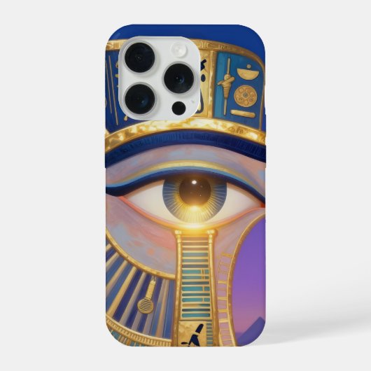 Das Ägyptische Auge iPhone Hülle (Rückseite)