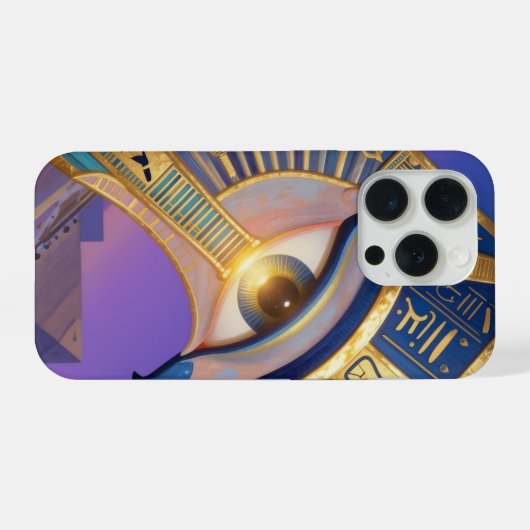 Das Ägyptische Auge iPhone Hülle (Rückseite (Horizontal))