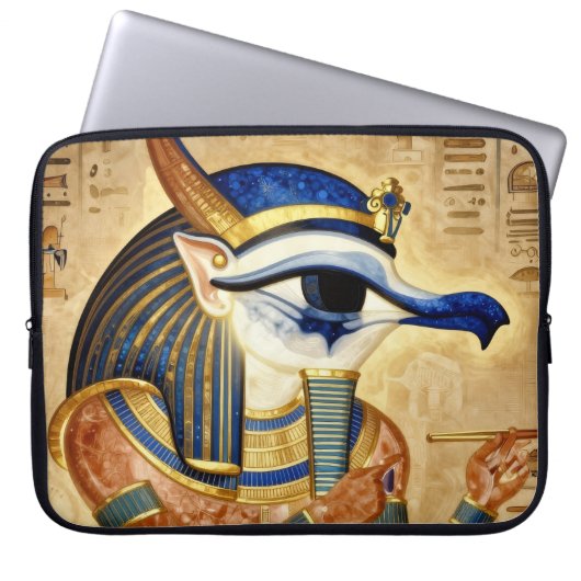 Das Ägyptische Auge Laptopschutzhülle (Vorderseite)