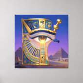 Das Ägyptische Auge  Leinwanddruck (Vorderseite)