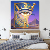Das Ägyptische Auge  Leinwanddruck (Insitu (Schlafzimmer))