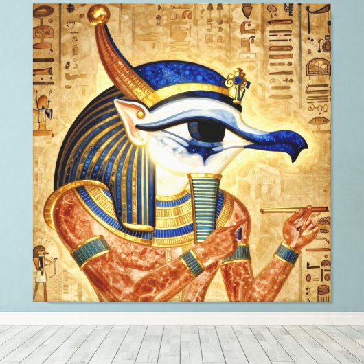 Das Ägyptische Auge  Leinwanddruck (Insitu (Holzboden))