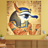Das Ägyptische Auge  Leinwanddruck (Insitu (Wohnzimmer))
