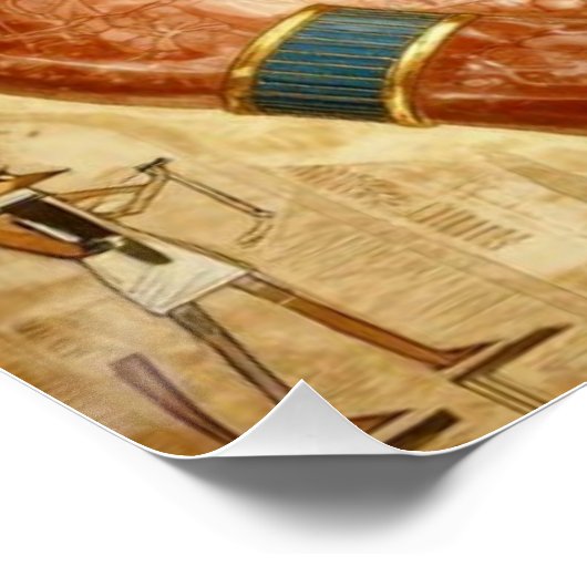 Das Ägyptische Auge Poster (Ecke)