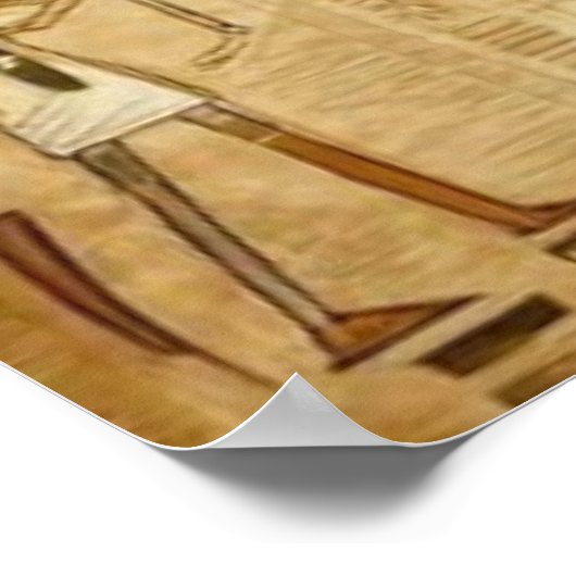 Das Ägyptische Auge  Poster (Ecke)