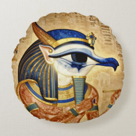Das Ägyptische Auge Rundes Kissen