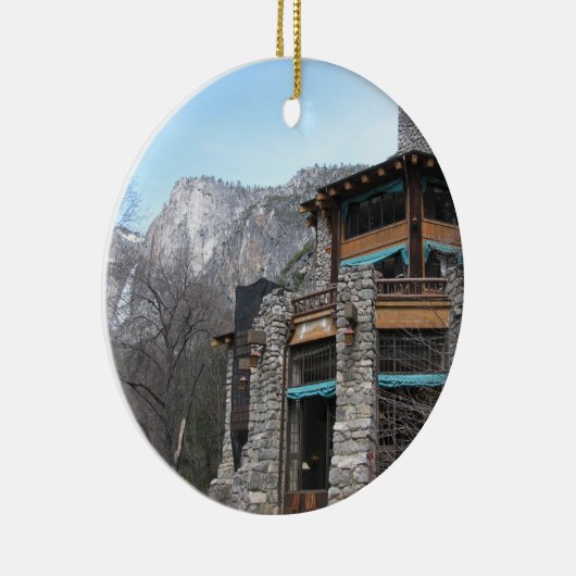 Das Ahwahnee- Yosemite Keramik Ornament (Rechts)