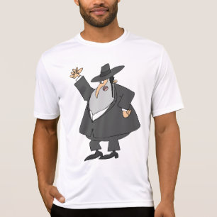 Das aktive T-Shirt der verärgerten Rabbiner-Männ