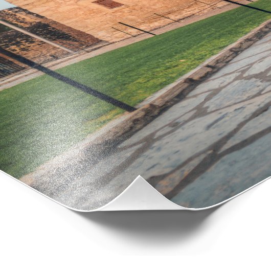 Das Alamo Fotodruck (Ecke)