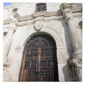 Das Alamo in San Antonio, Texas Fliese (Vorderseite)