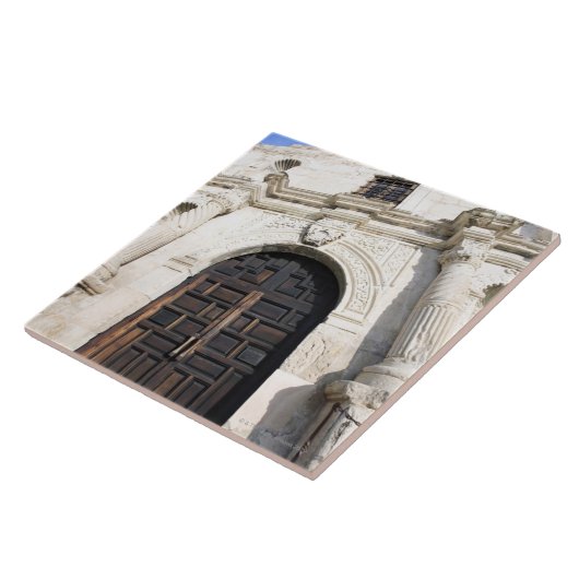 Das Alamo in San Antonio, Texas Fliese (Seite)