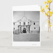 Das Alamo in San Antonio, TX 1 Karte (Gelbe Blume)