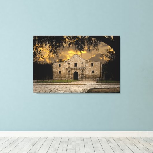 Das Alamo Leinwanddruck (Insitu (Holzboden))