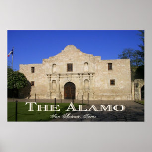 Das Alamo, San Antonio Texas Poster