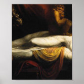 Das Albtraum Malerei Henry Fuseli Thomas Burke Poster (Vorne)
