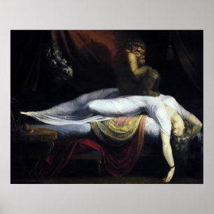 Das Albtraumbild von John Henry Fuseli Poster
