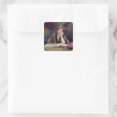 Das Album Quadratischer Aufkleber (Tasche)
