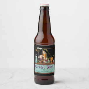 Das Alchemist Brewmaster Beer Label Bierflaschenetikett