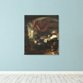 Das Alchemist-Labor Leinwanddruck (Insitu (Holzboden))