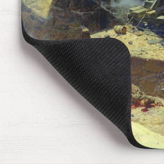 Das Alexander-Batterieangreifen Mousepad (Ecke)