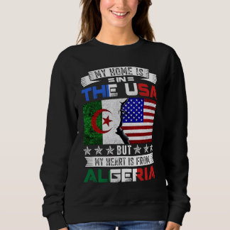 Das algerische amerikanische Patriot Heart stammt Sweatshirt