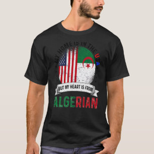 Das algerische amerikanische Patriot Heart stammt T-Shirt