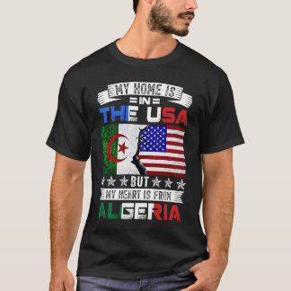 Das algerische amerikanische Patriot Heart stammt T-Shirt