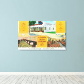 Das Alhambra Italian Restaurant & Caf � Leinwanddruck (Insitu (Holzboden))