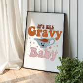 Das All Gravy Baby Retro Fall Erntedank Dinner Fotodruck