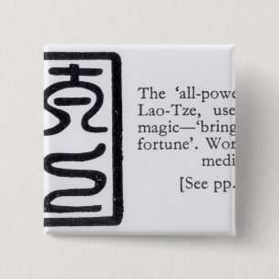 Das "All-Starke" Siegel von Lao-Tze Button
