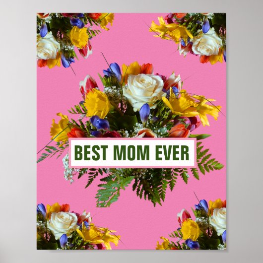 DAS ALLERBESTE MUTTERGESCHENK ZUM MUTTERTAG POSTER (Vorne)