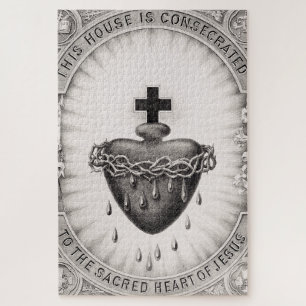 Das Allerheiligste Herz Jesu Symbol der göttlichen Puzzle