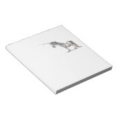 Das allerletzte Einhorn Notizblock (angewinkelt)