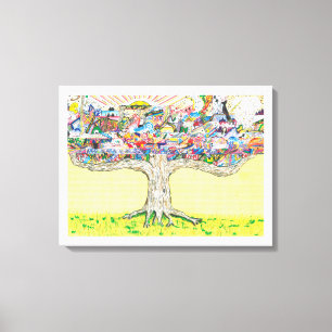"Das alles Baum-" Leinwand, durch Rip Rense. Leinwanddruck