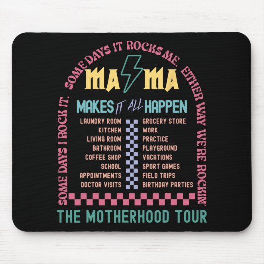 Das alles geschieht durch die Mütter-Tour Da Mousepad (Vorne)