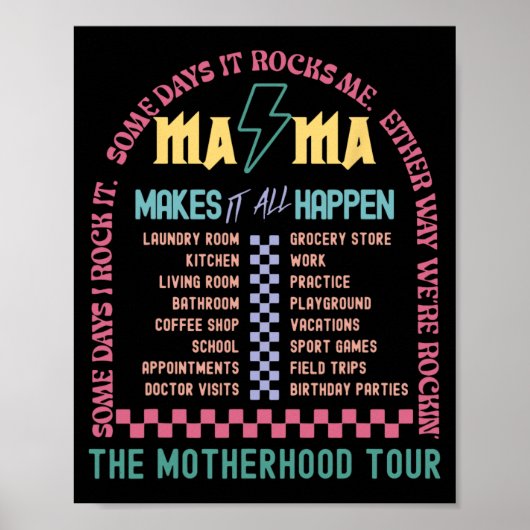 Das alles geschieht durch die Mütter-Tour Da Poster (Vorne)